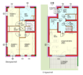 Haus2B-Erstbezug-4Zimmer-EG-OG-Terrasse-Eigengarten-2PKW-Abstellplätze-Miete mit Kaufoption - Plan