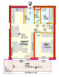 TOP1/8-Erstbezug-2Zimmer-OG-Loggia-2PKW-Einstellplätze - Plan