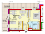 Wiedervergabe-2Zimmer-Balkon-Terasse-2.Obergeschoß-1PKW Abstellplatz-Miete m.Kaufoption - Plan